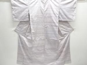 クリスマスセール大特価品　未使用品　横段織り出し手織り紬着物